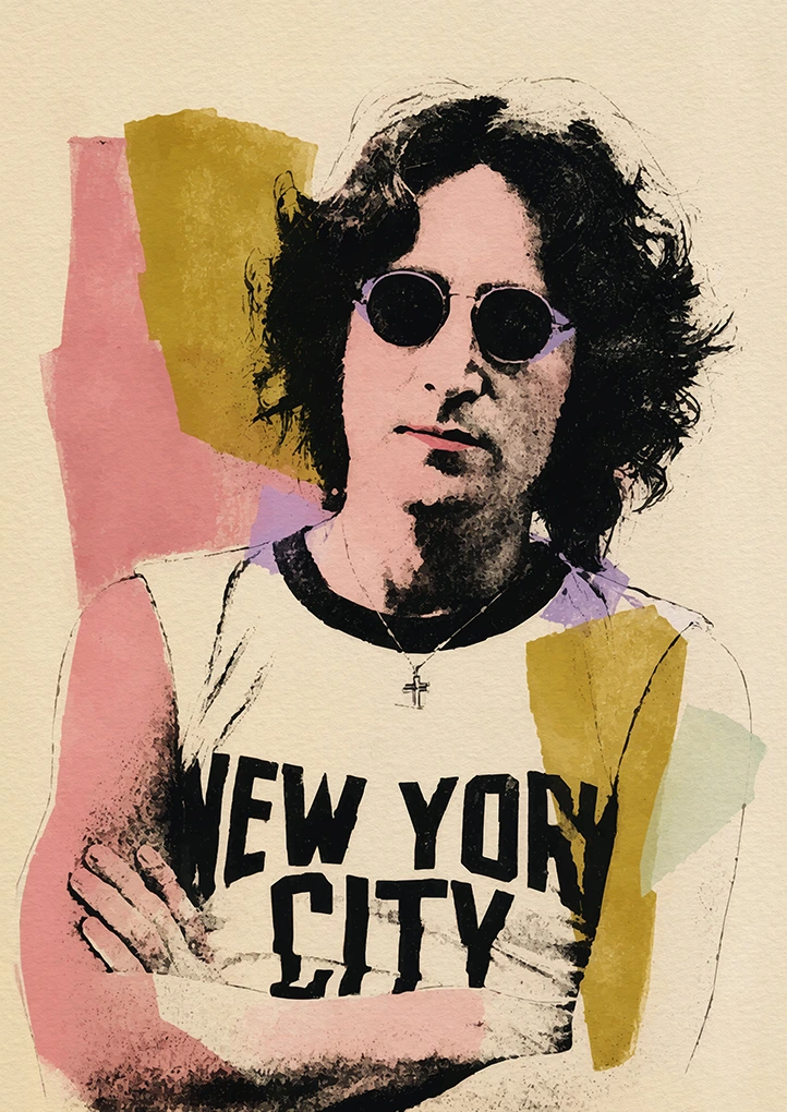 New York City — Beatles art print by Dakota 80