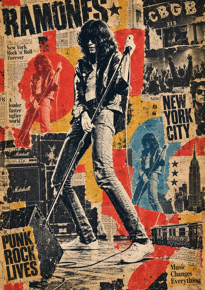 Joey Ramone — Heroes art print by Dakota 80