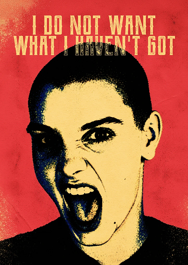 Sinéad O’Connor — Heroes art print by Dakota 80