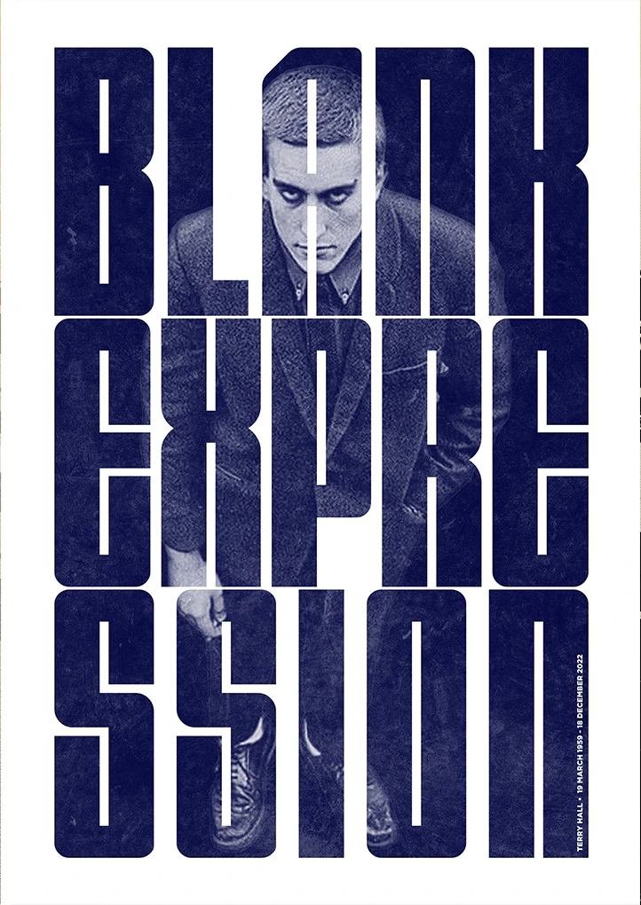 Blank Expression — Retro art print by Dakota 80