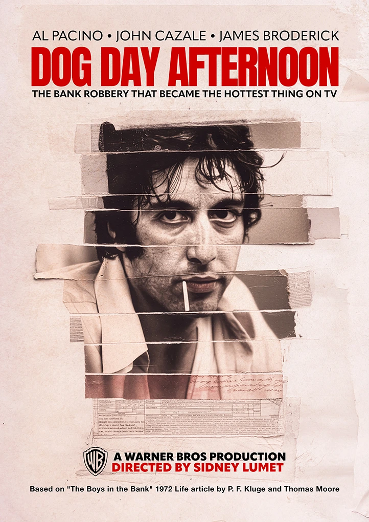 Dog Day Afternoon — Retro art print by Dakota 80
