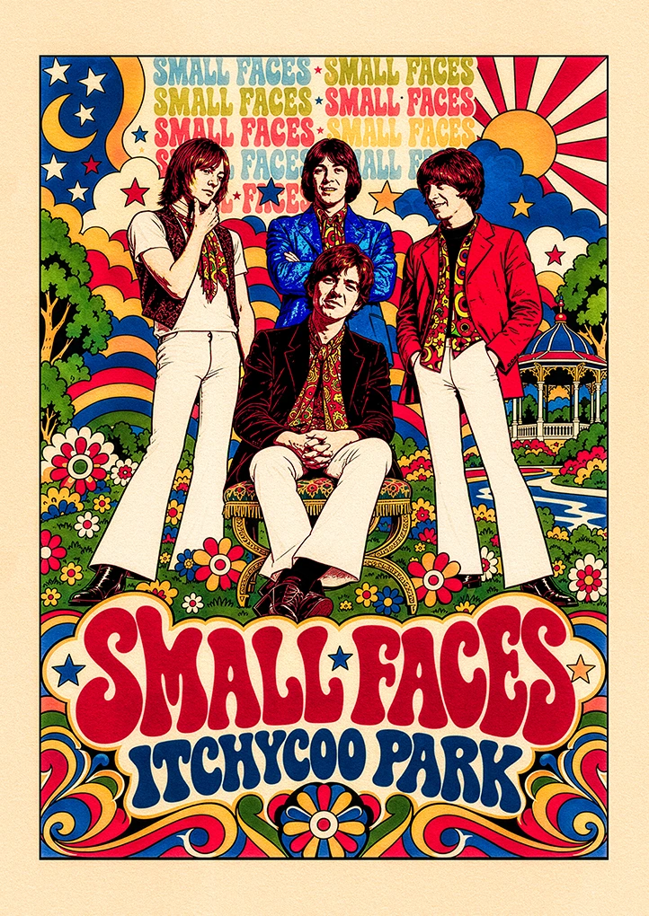 Itchycoo Park — Retro art print by Dakota 80