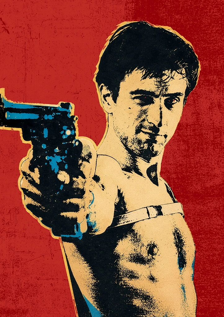 You Talkin' To Me? — Retro art print by Dakota 80