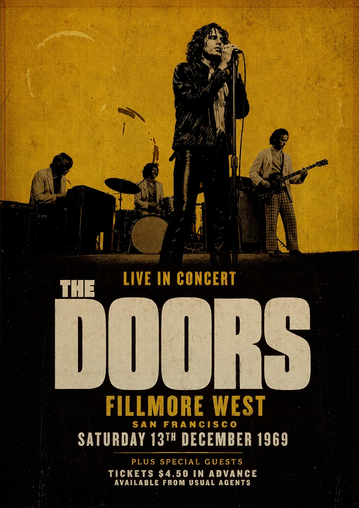 The Doors — Retro art print by Dakota 80