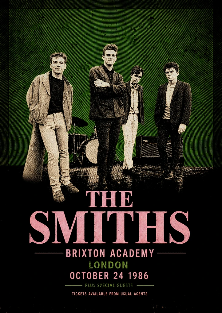 The Smiths Live — Retro art print by Dakota 80