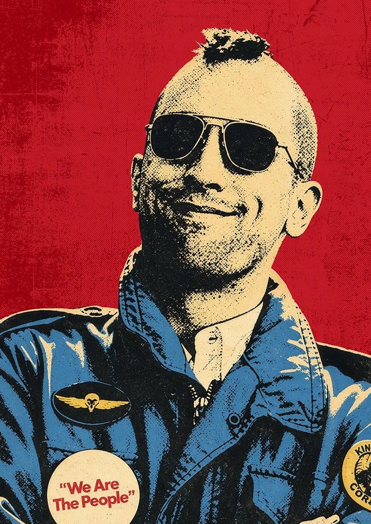 Travis Bickle — Retro art print by Dakota 80