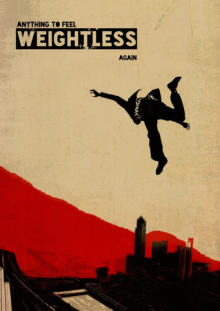Weightless — Retro art print by Dakota 80